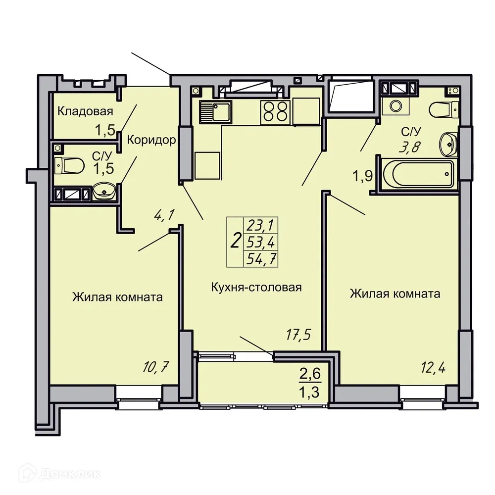 Фото квартиры в ЖК Засекин