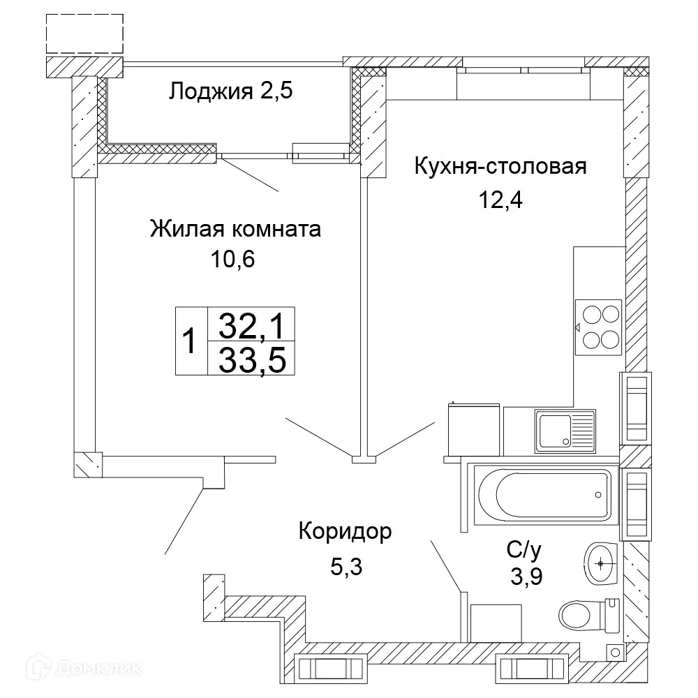Фото квартиры в ЖК Колизей