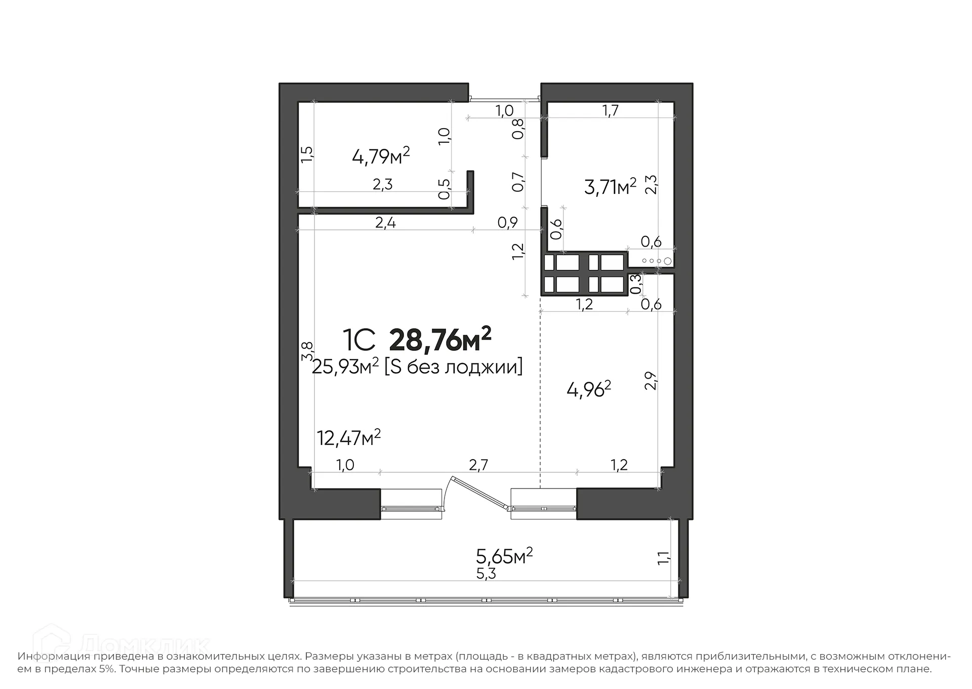 Фото квартиры в ЖК Парк Европейский