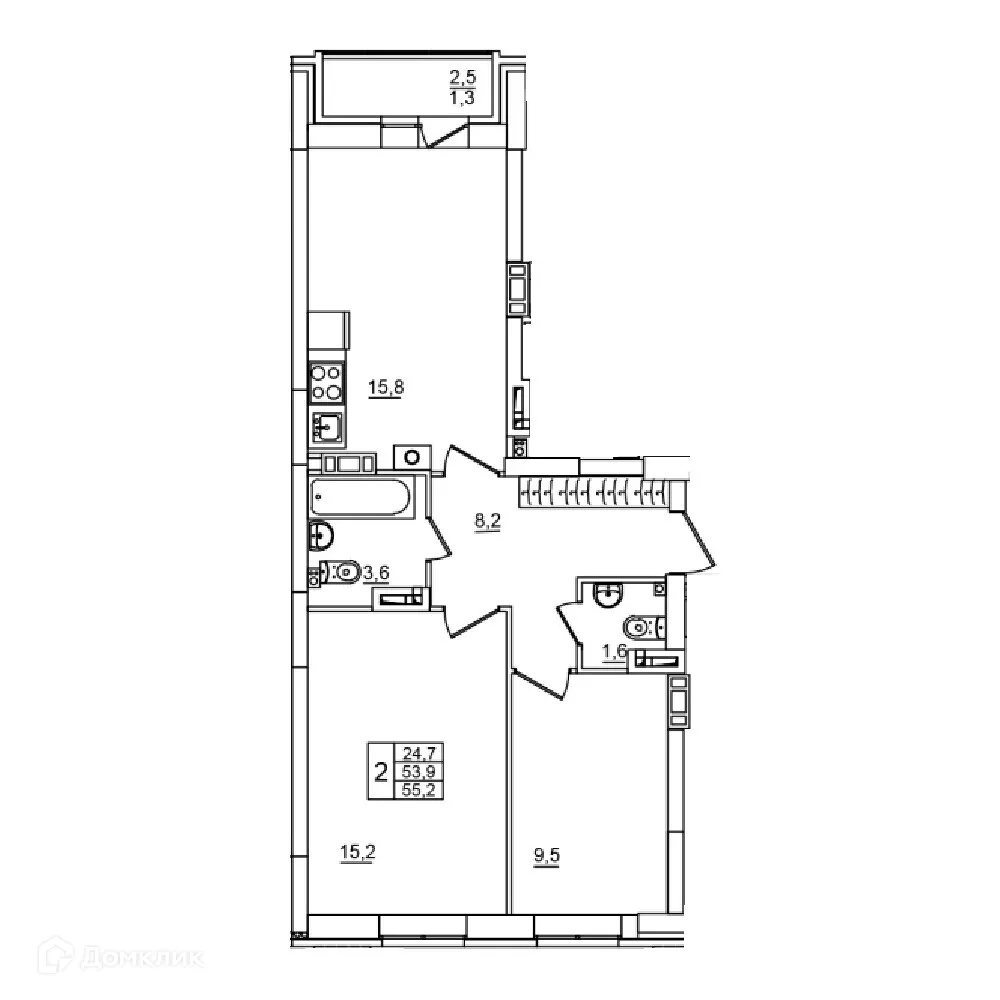 Фото квартиры в ЖК Сталь