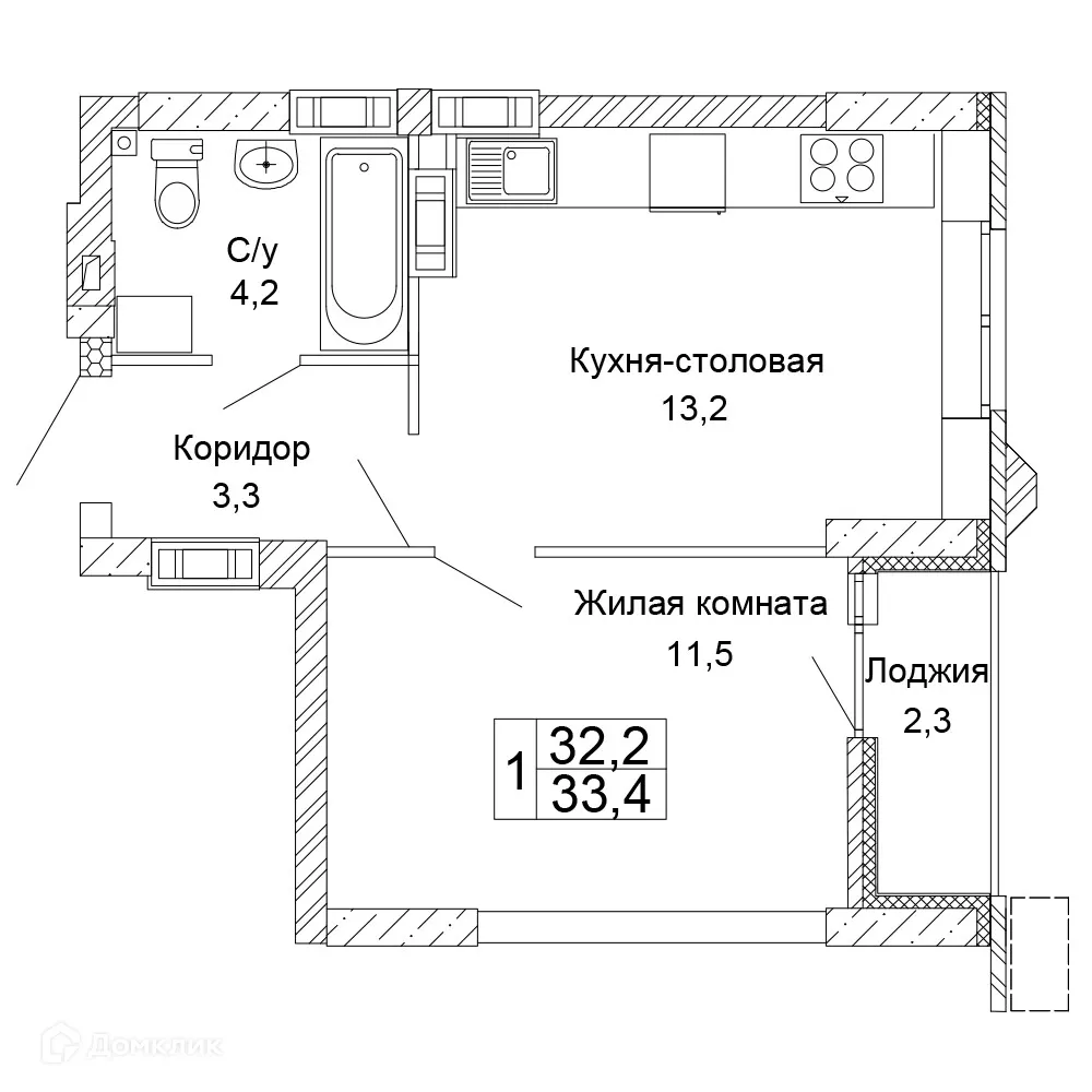 Фото квартиры в ЖК Колизей