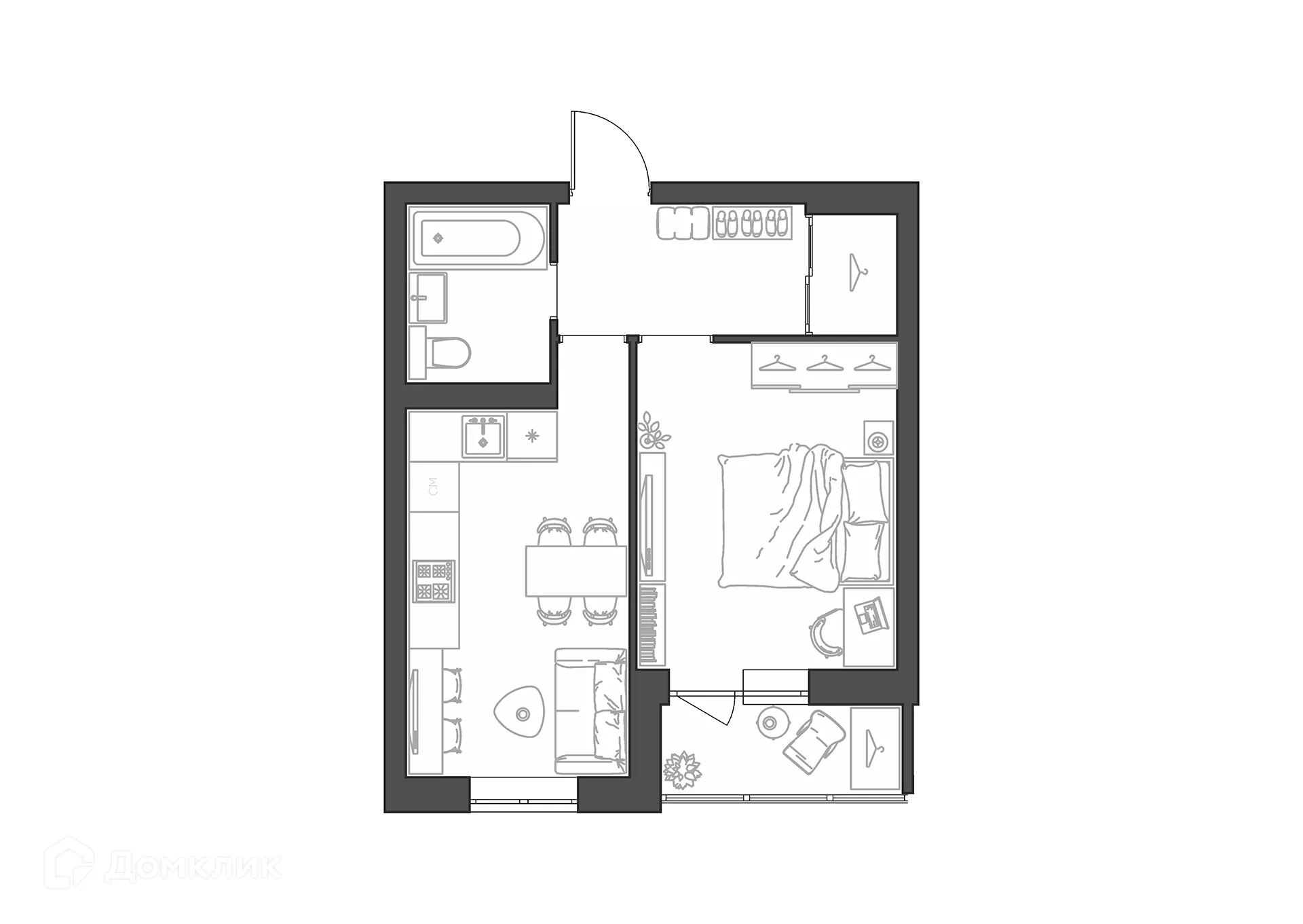 Фото квартиры в ЖК Квартал