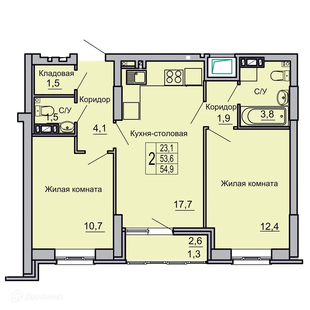 Фото квартиры в ЖК Засекин