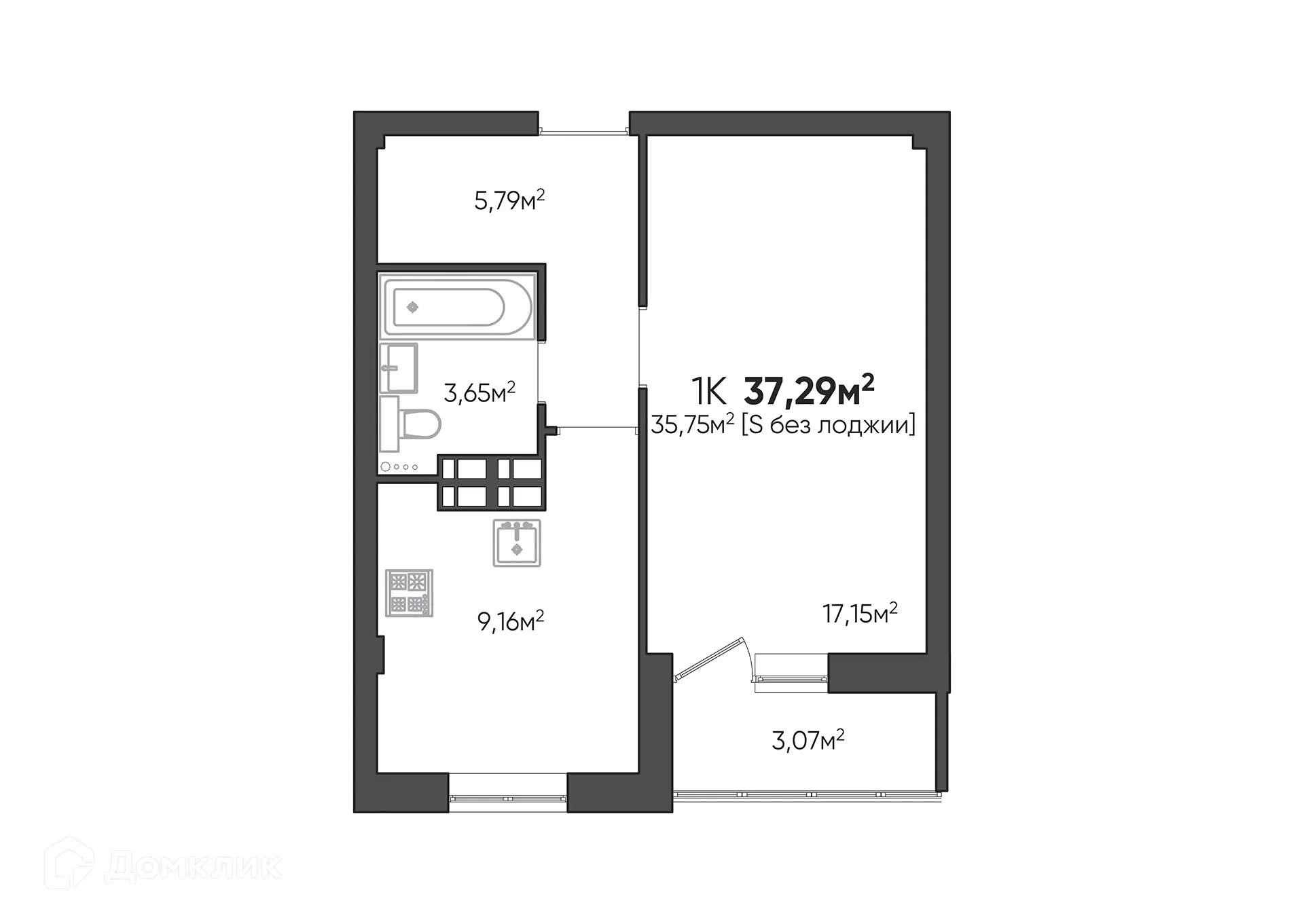 Фото квартиры в ЖК Парк Европейский