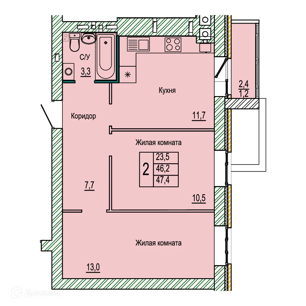Фото квартиры в ЖК Колизей