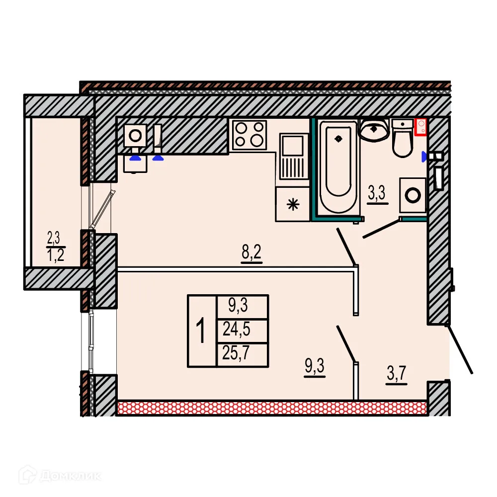 Фото квартиры в ЖК Колизей