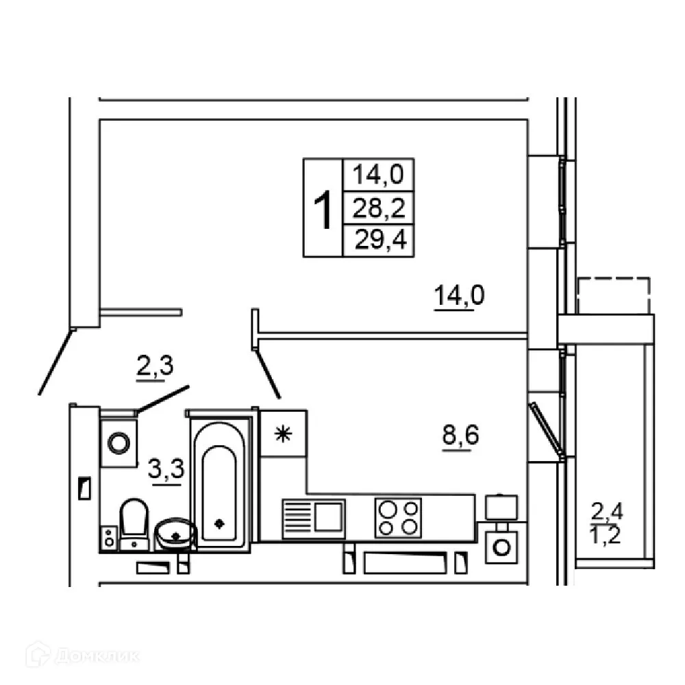 Фото квартиры в ЖК Колизей