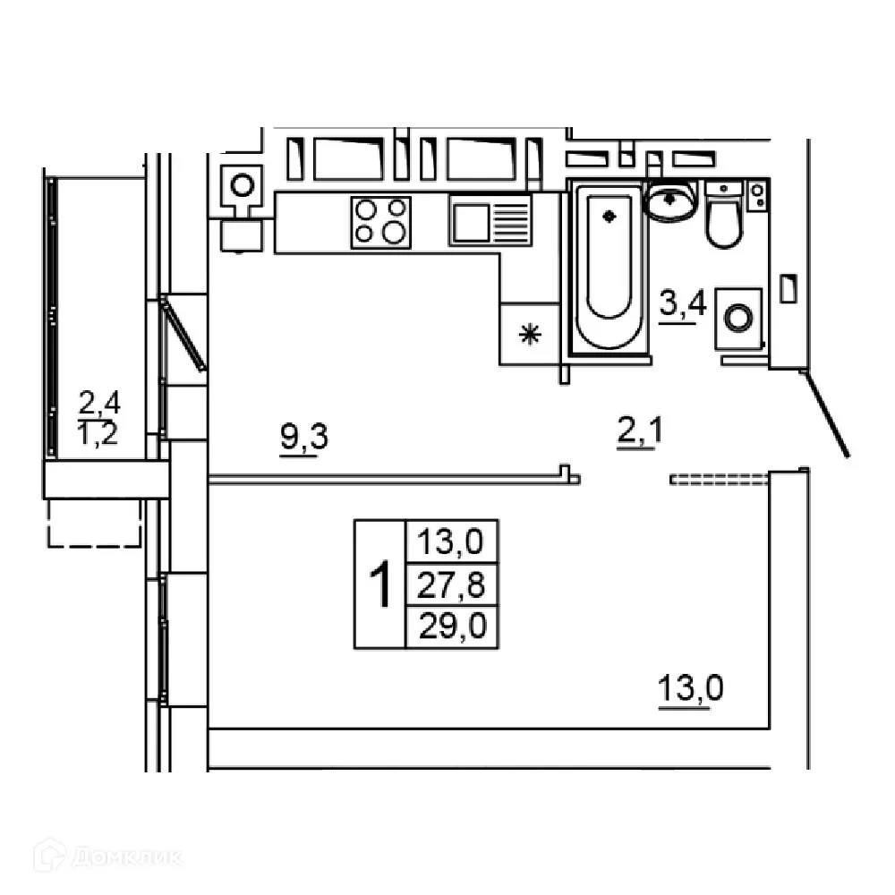 Фото квартиры в ЖК Колизей