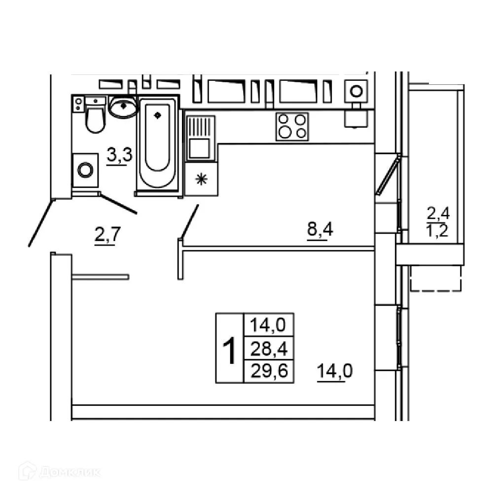 Фото квартиры в ЖК Колизей