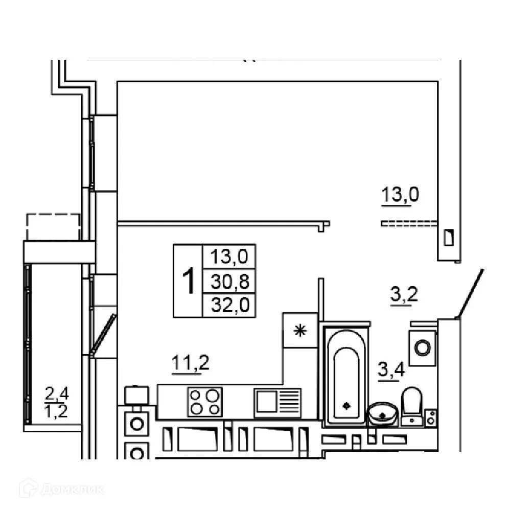 Фото квартиры в ЖК Колизей