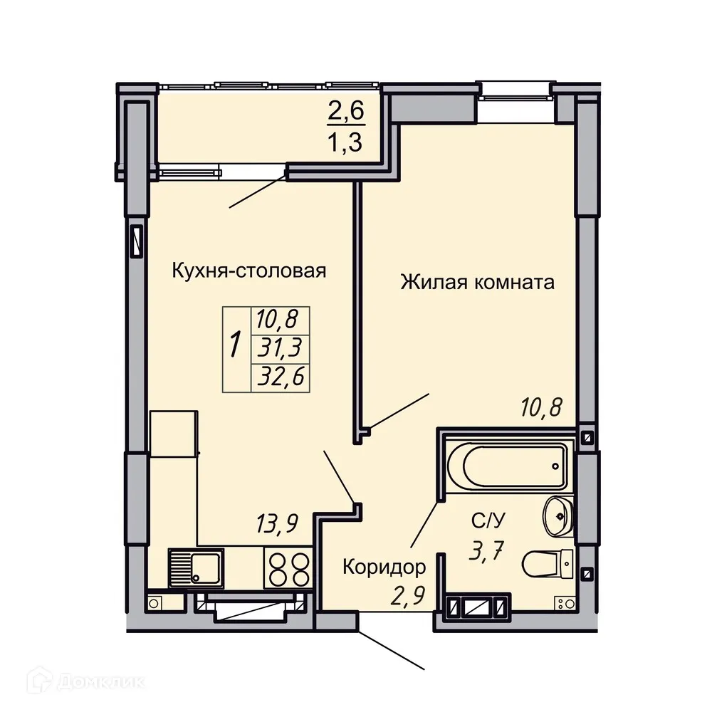 Фото квартиры в ЖК Засекин
