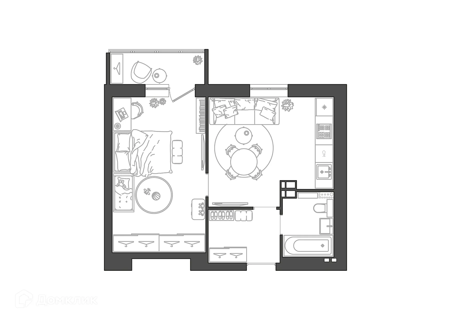 Фото квартиры в ЖК Парк Европейский