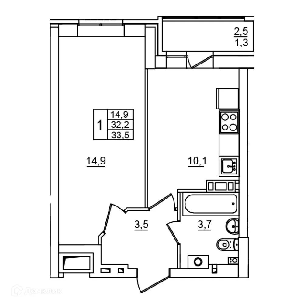 Фото квартиры в ЖК Сталь