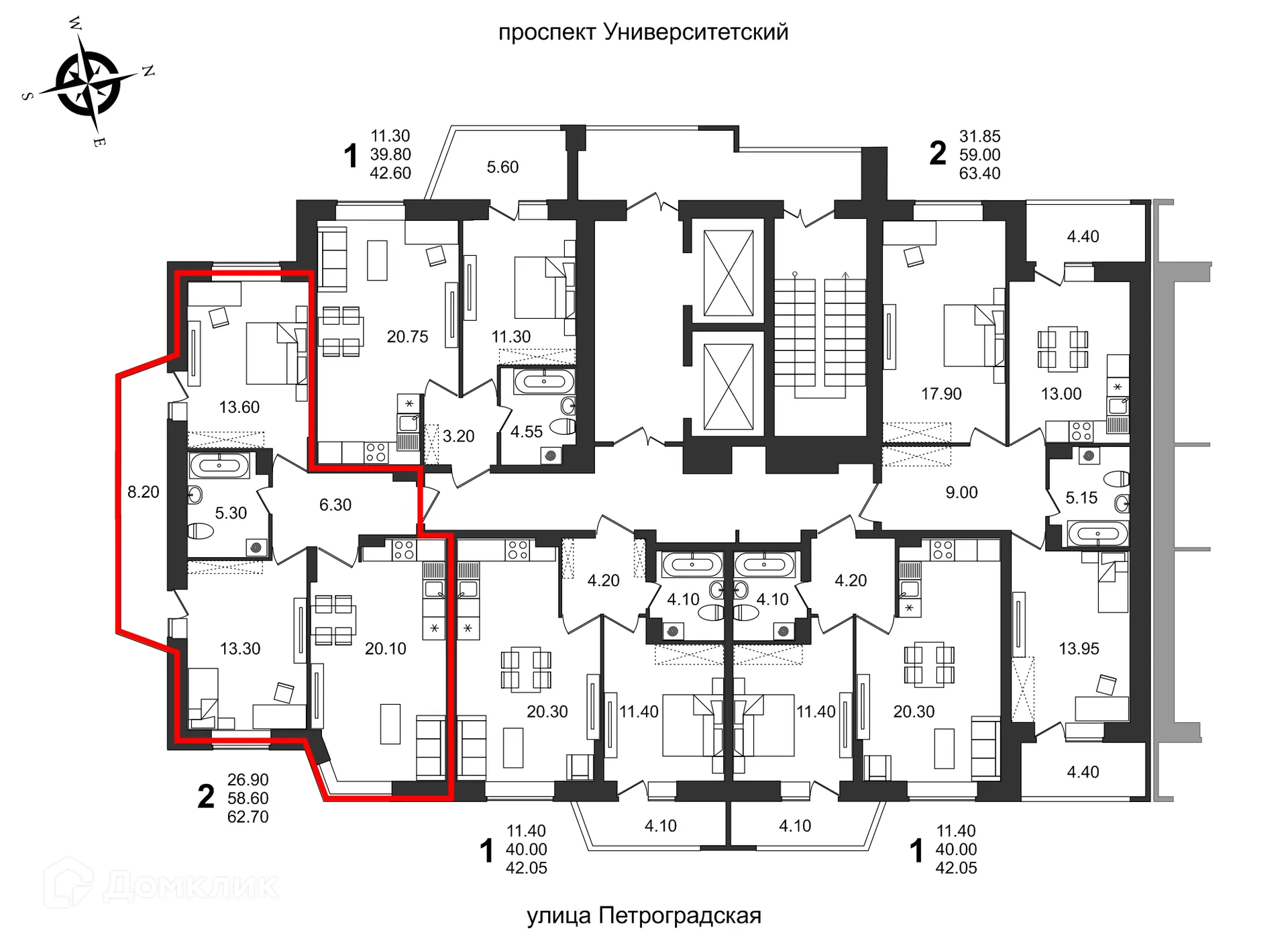Фото квартиры в ЖК "Балтийский"
