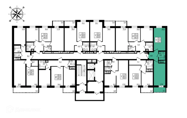 1 комн. квартиры в Волгограде новостройки