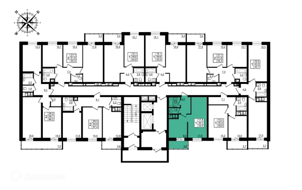 1 комн. квартиры в Волгограде новостройки