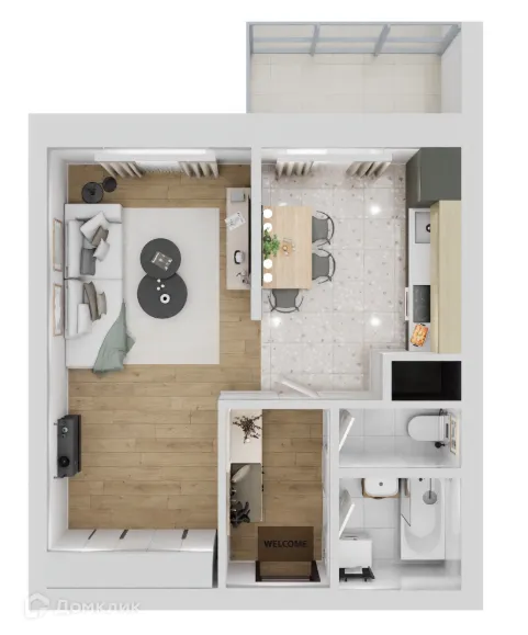 1 комн. квартиры в Волгограде новостройки