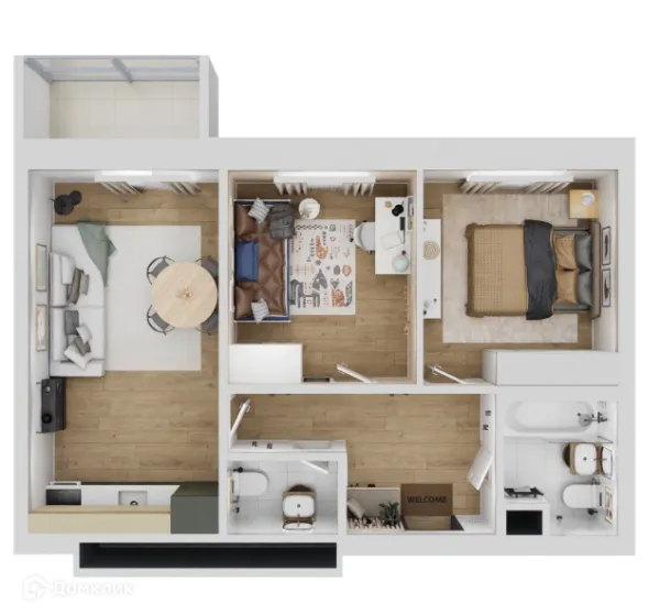 2 комн. квартиры в Волгограде новостройки