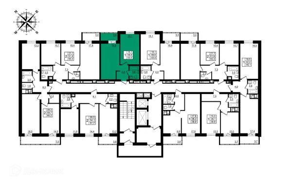1 комн. квартиры в Волгограде новостройки