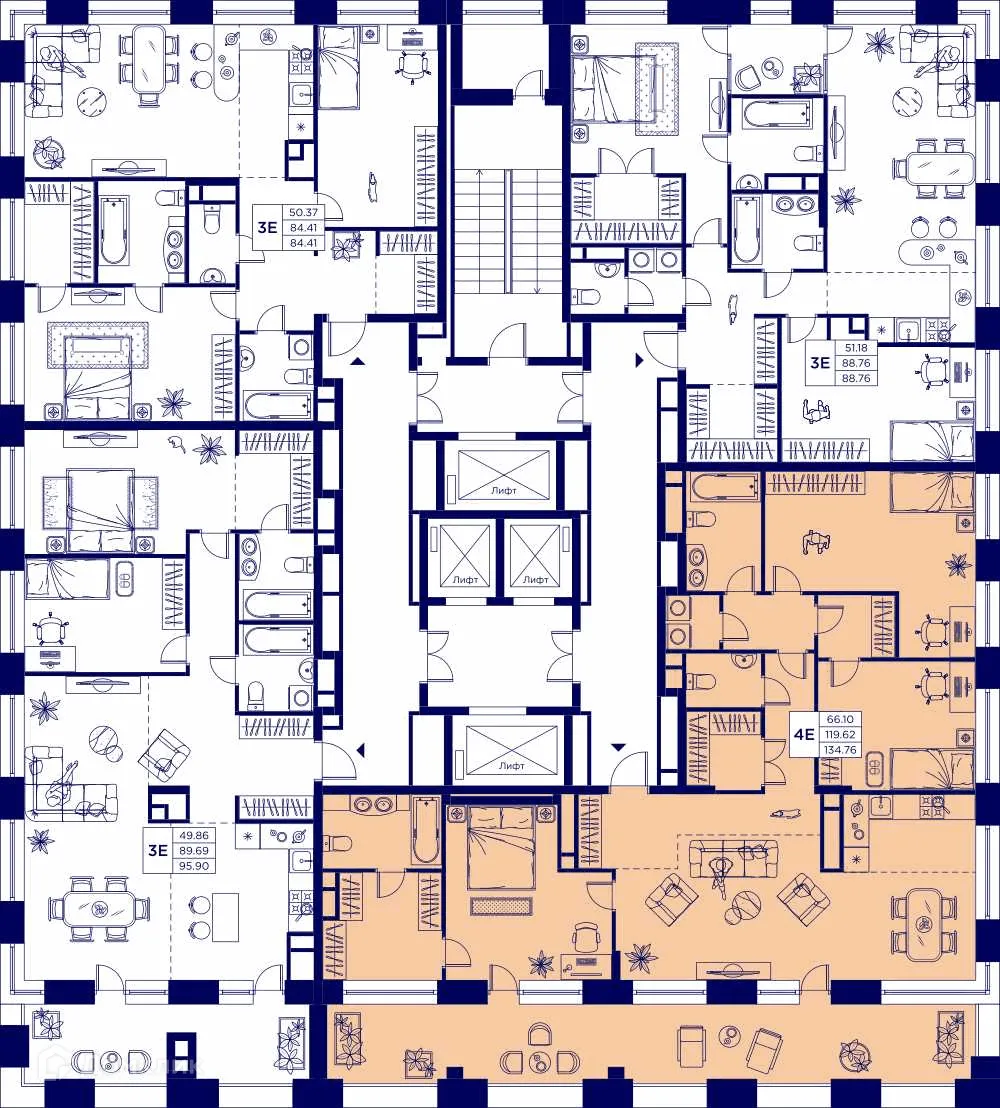 Фото квартиры в ЖК Savin Premier (ЖК Савин Премьер)