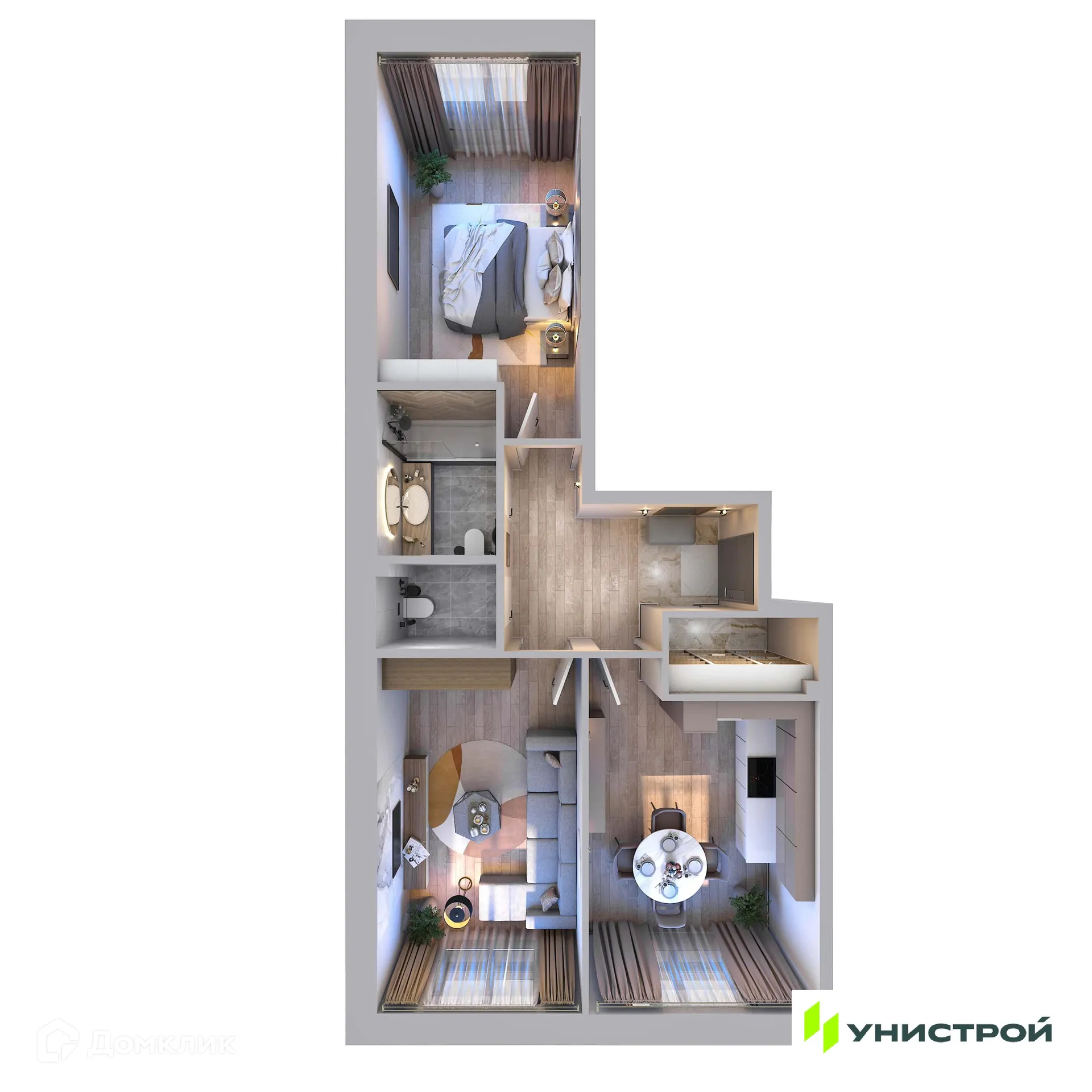 Фото квартиры в ЖК Дом по ул.Н.Ершова