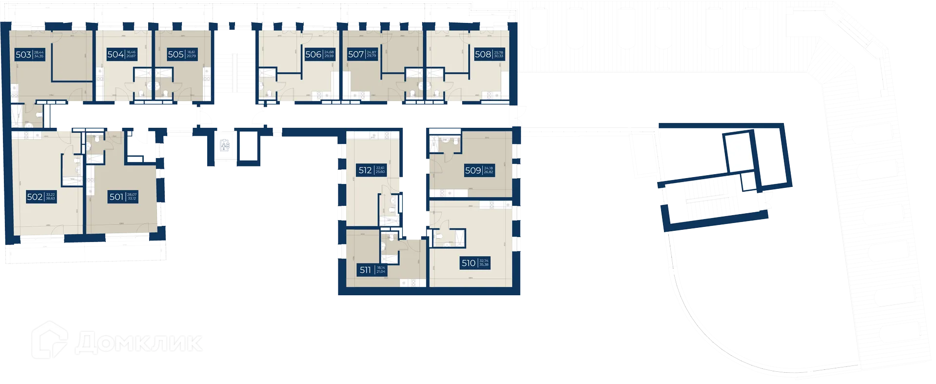 Фото квартиры в ЖК Апарт-отель VERTICAL BOUTIQUE (Вертикал Бутик)
