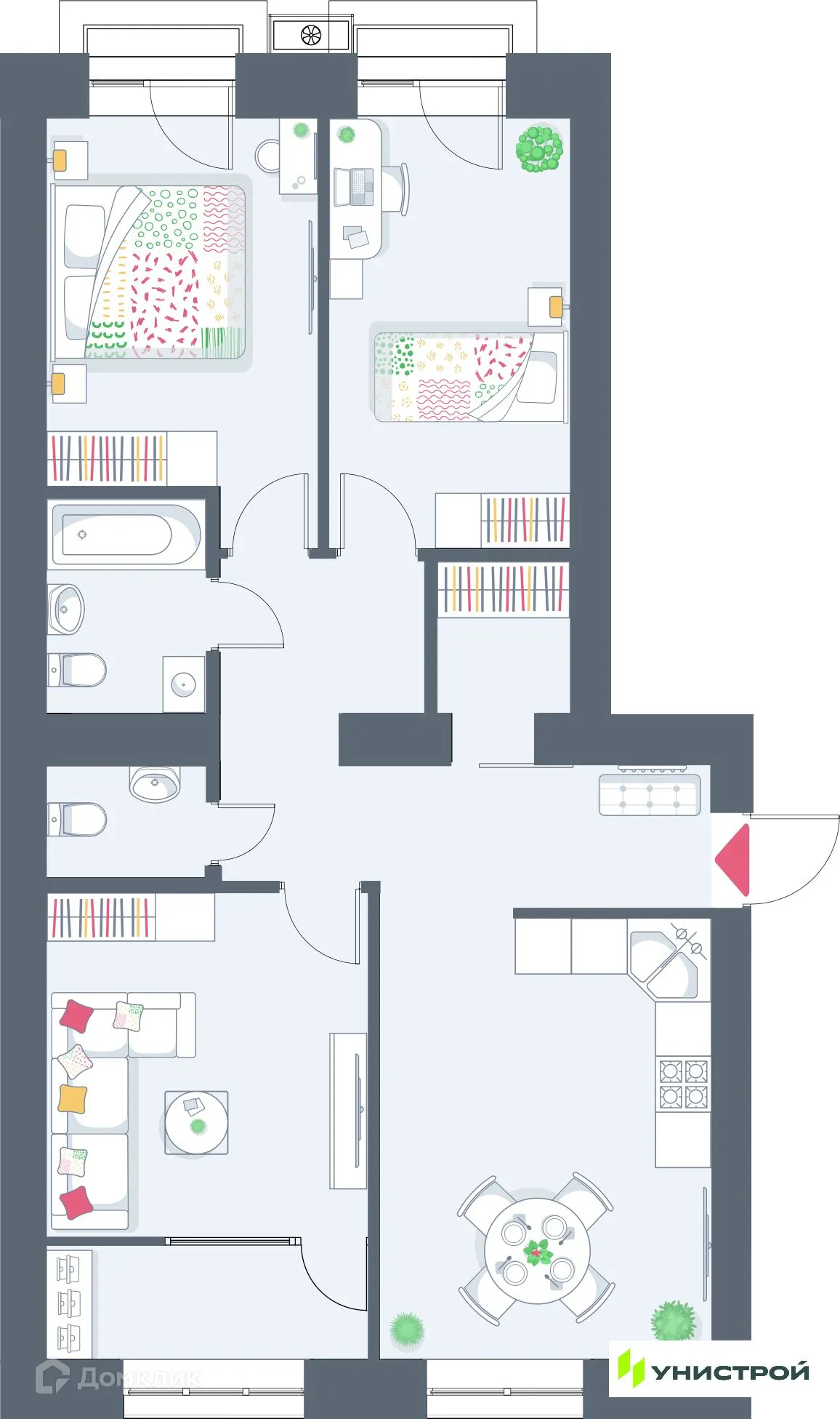 Фото квартиры в ЖК Весна-2