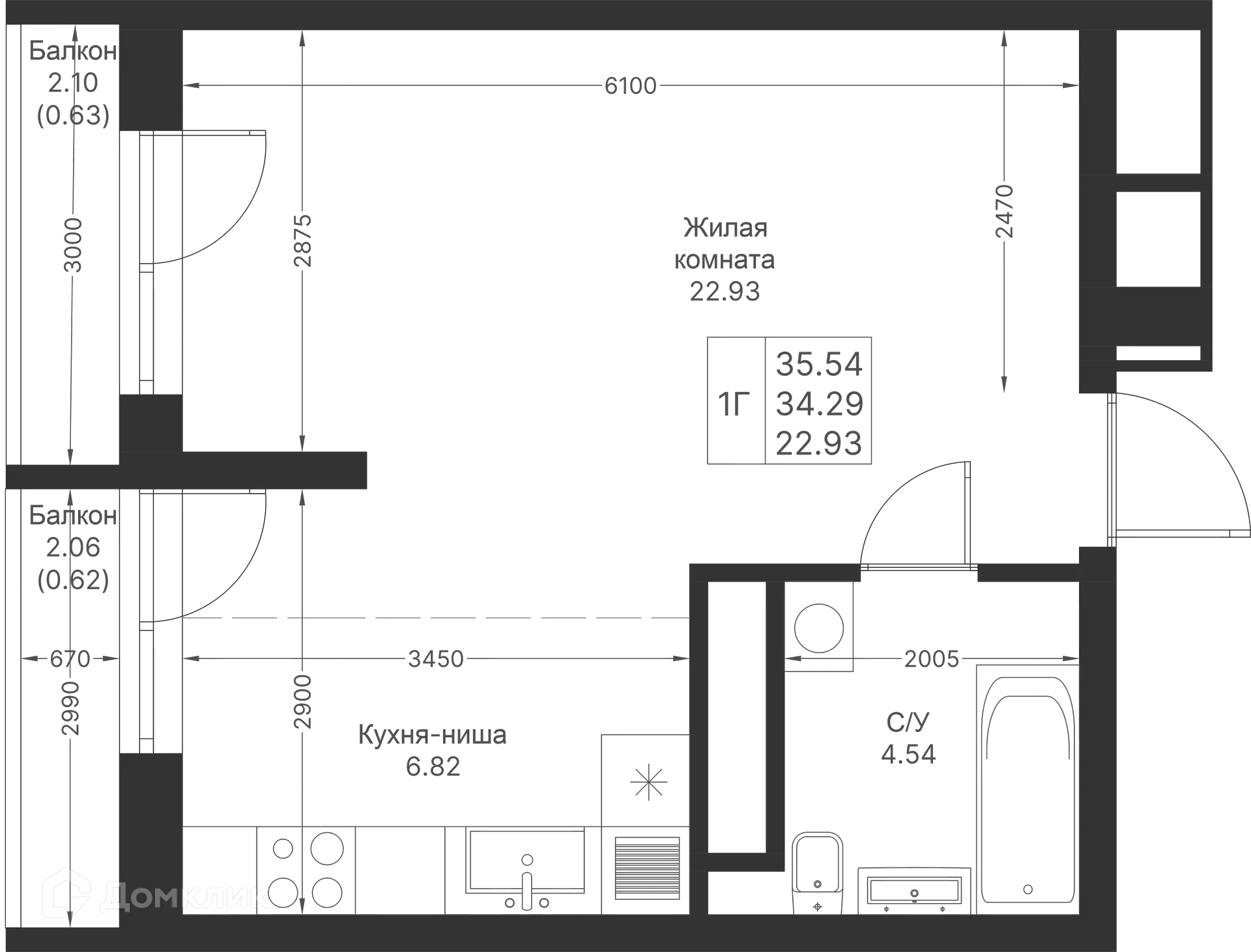 Фото квартиры в ЖК Мой Ритм
