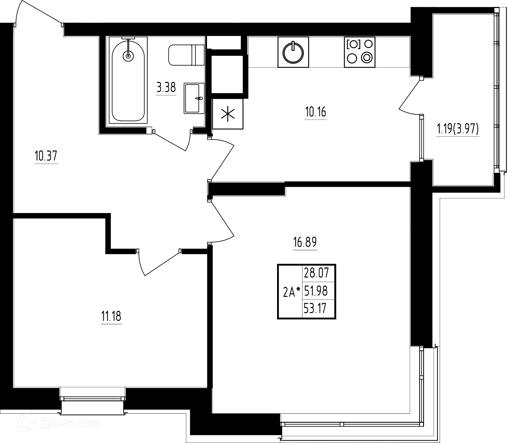 Фото квартиры в ЖК"Мечта"