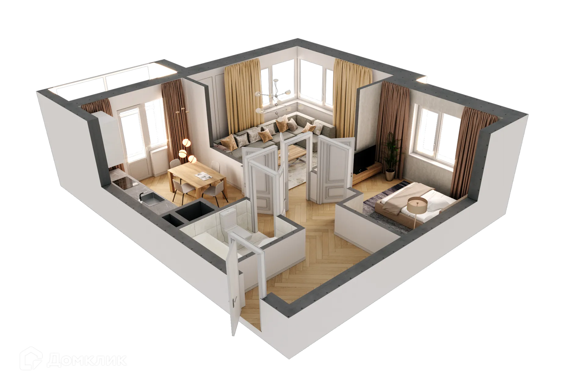 Фото квартиры в ЖК"Мечта"