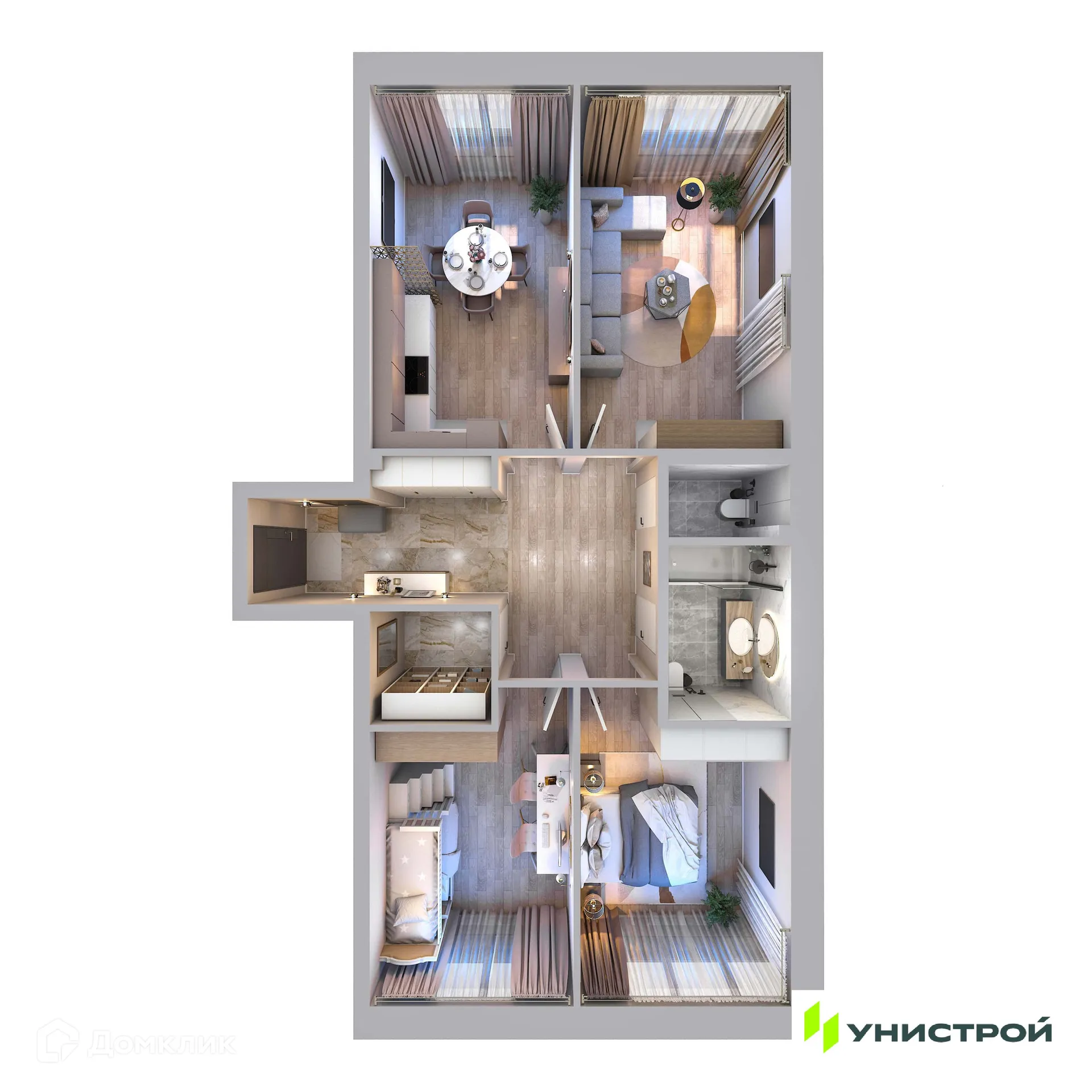 Фото квартиры в ЖК Дом по ул.Н.Ершова