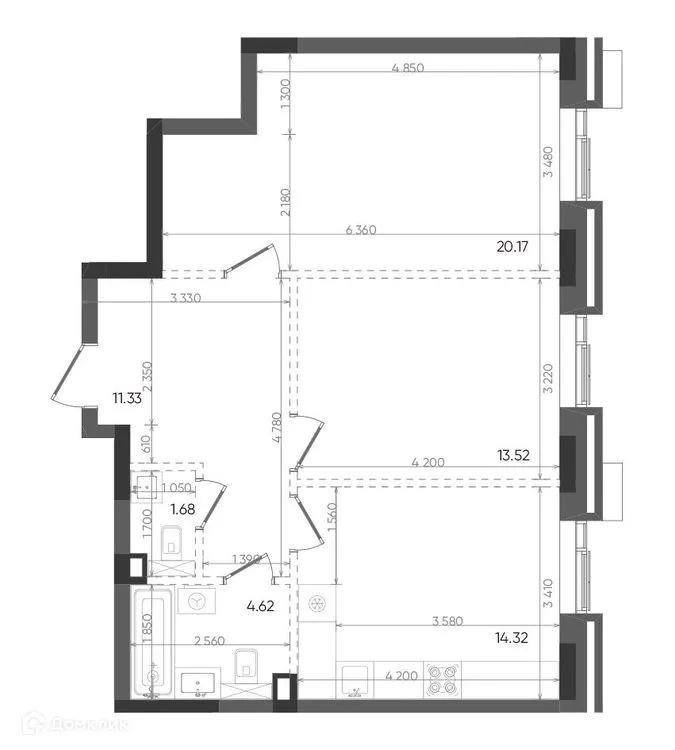 Фото квартиры в ЖК Вознесенский квартал