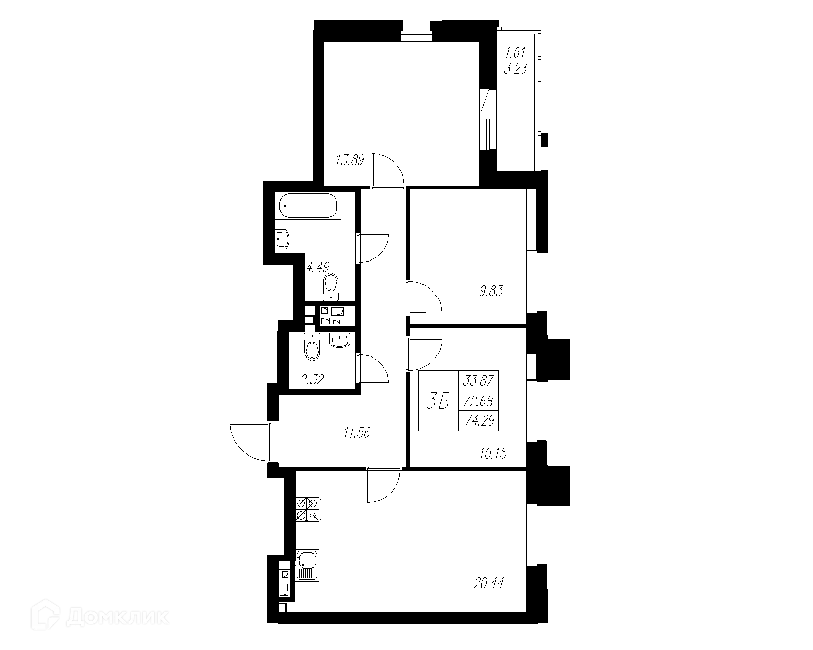 Фото квартиры в ЖК Статный