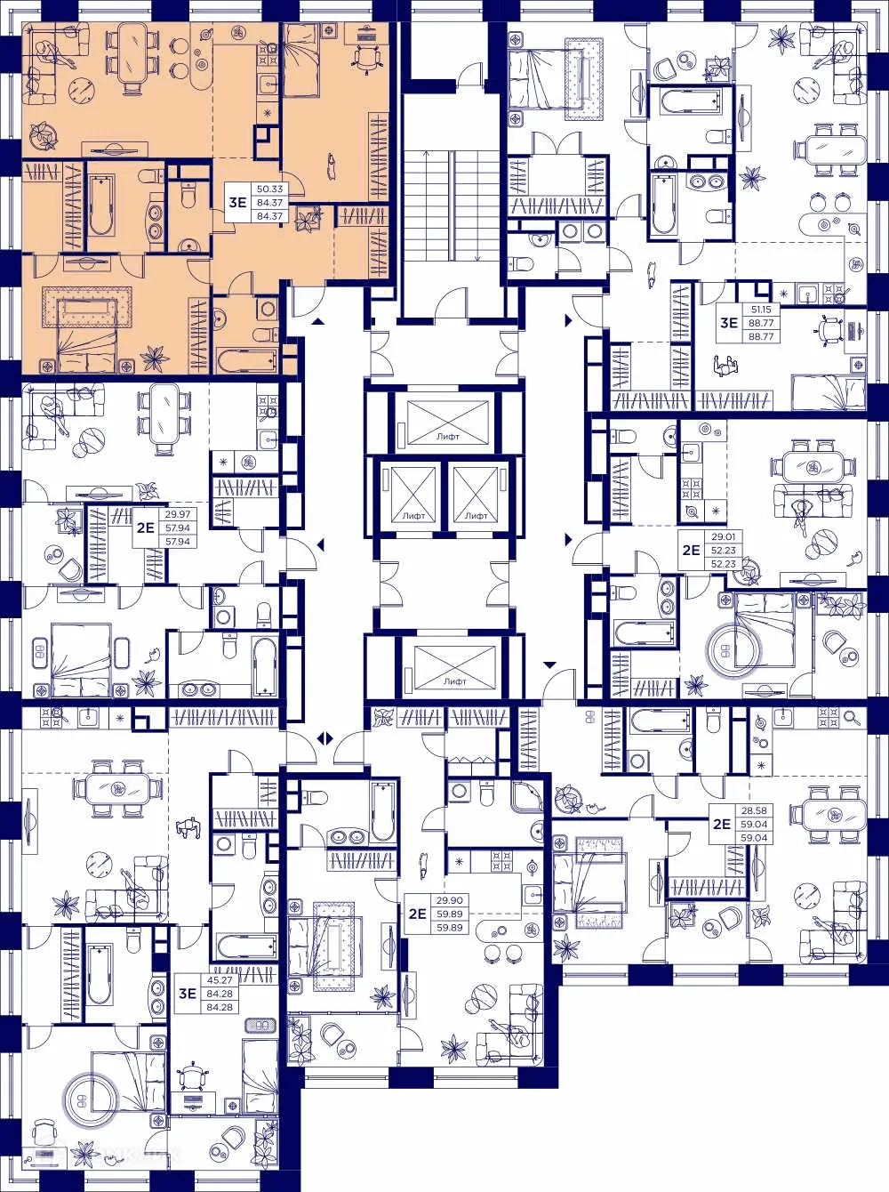 Фото квартиры в ЖК Savin Premier (ЖК Савин Премьер)
