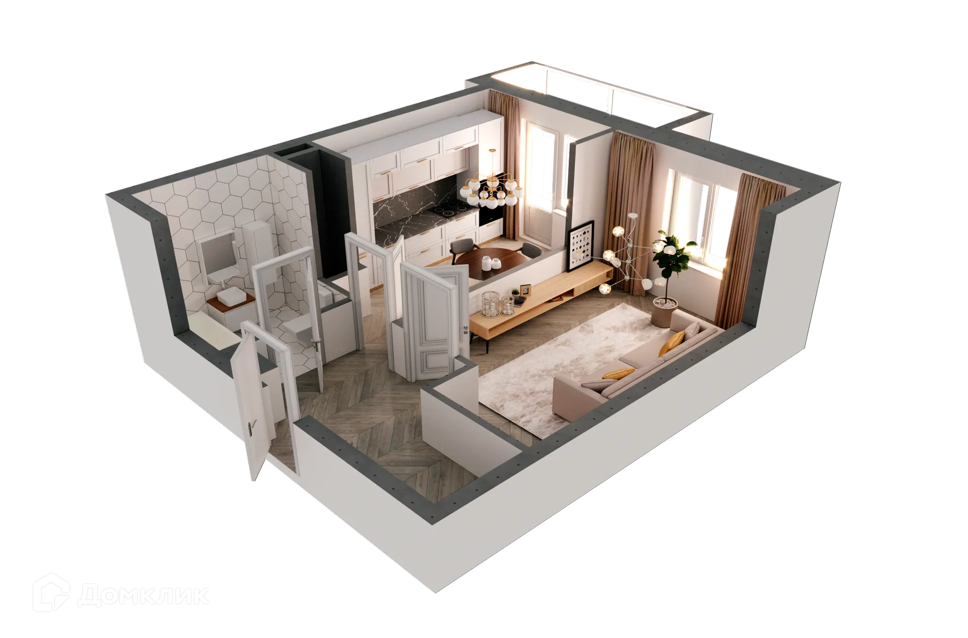 Фото квартиры в ЖК"Мечта"