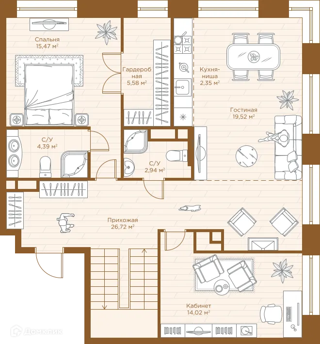 Фото квартиры в ЖК Savin Premier (ЖК Савин Премьер)