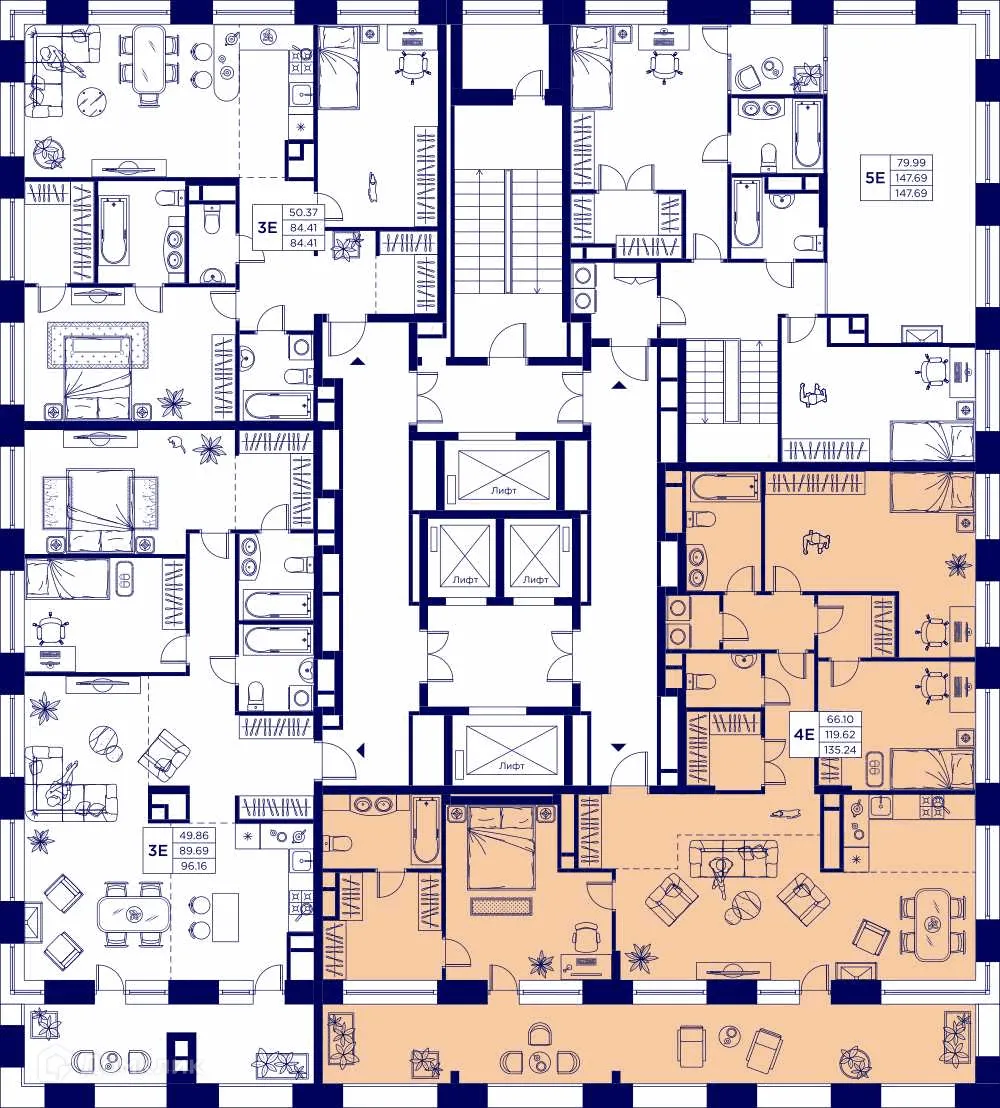 Фото квартиры в ЖК Savin Premier (ЖК Савин Премьер)