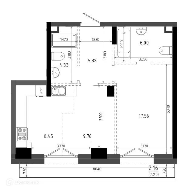 Фото квартиры в ЖК "Яналиф"
