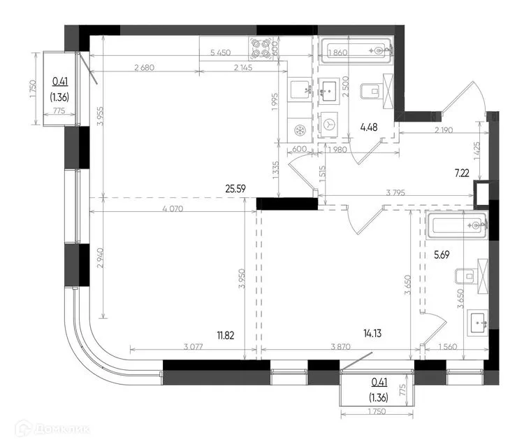 Фото квартиры в ЖК Минтимер