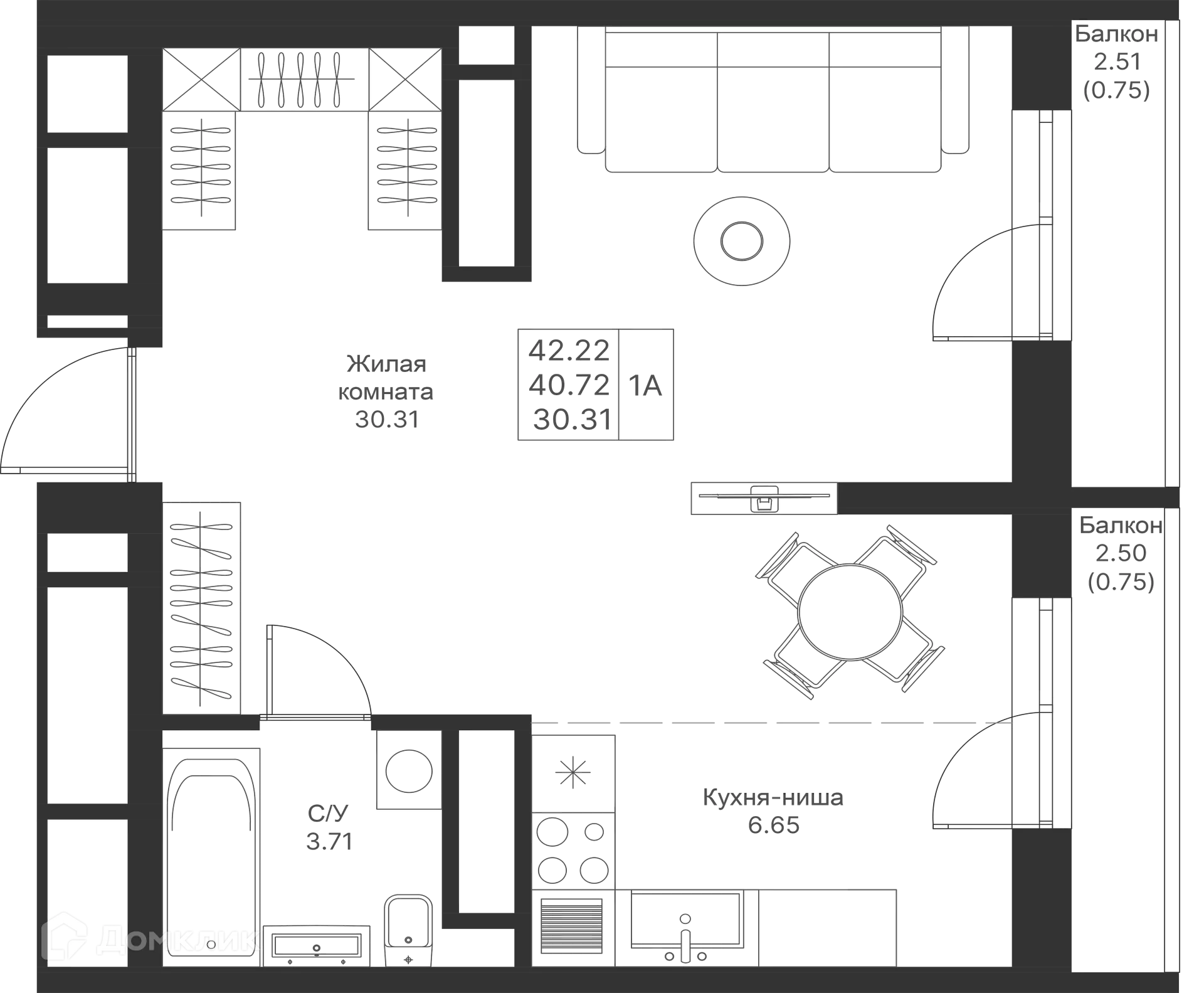Фото квартиры в ЖК Мой Ритм