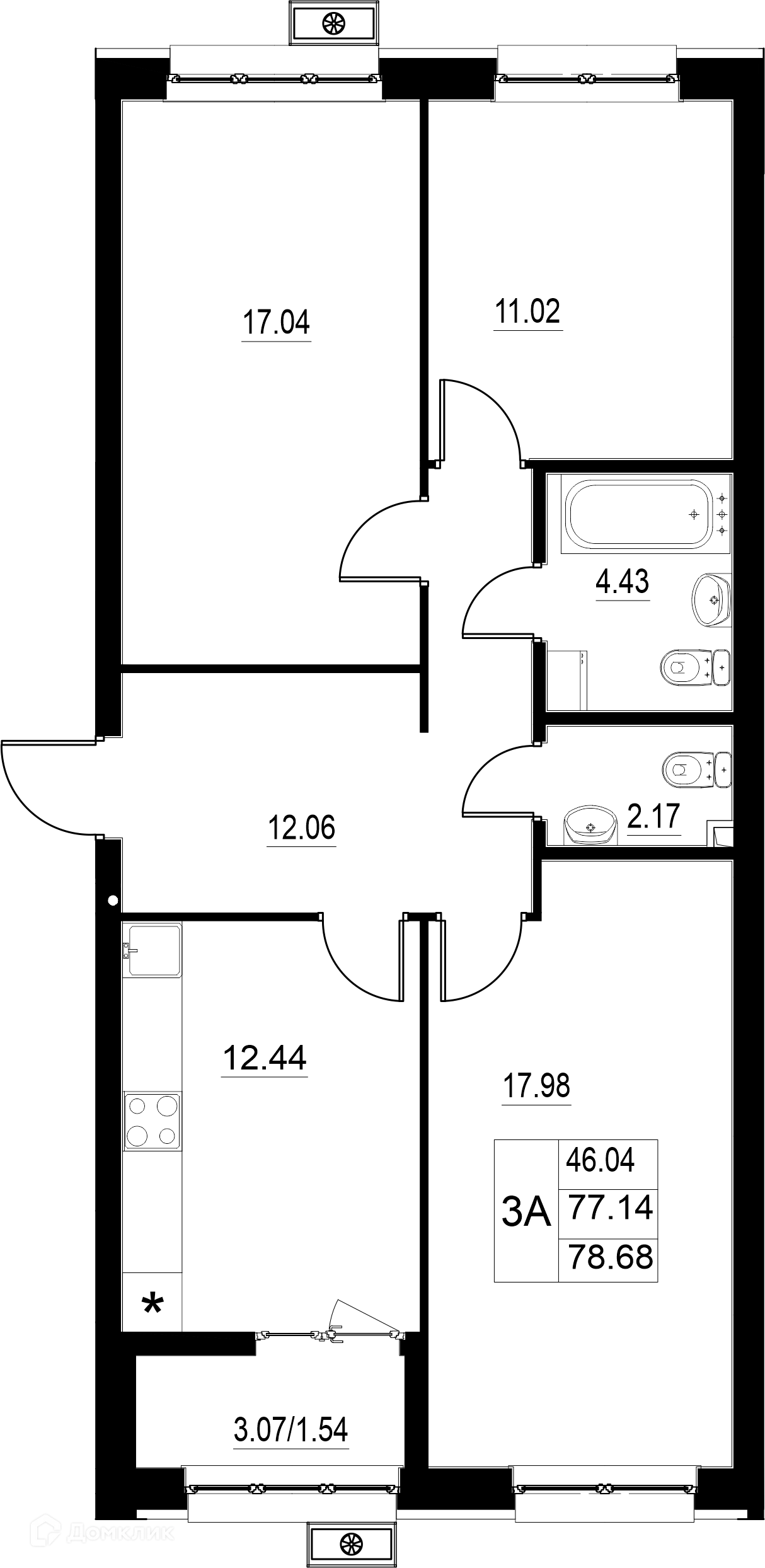 Фото квартиры в ЖК Династия