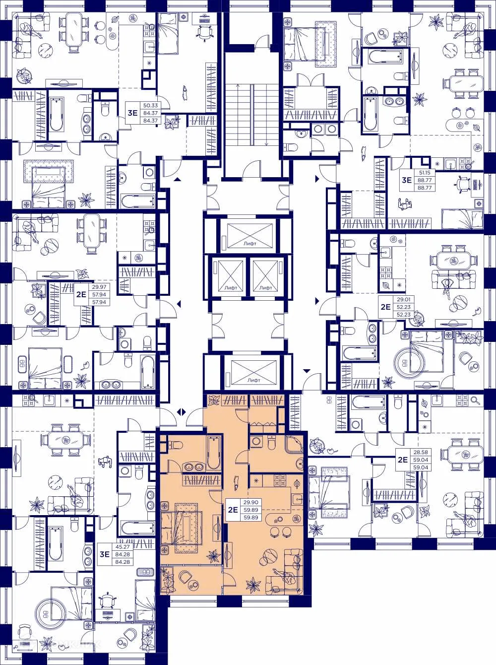 Фото квартиры в ЖК Savin Premier (ЖК Савин Премьер)