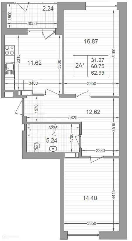 Фото квартиры в ЖК Мой Ритм