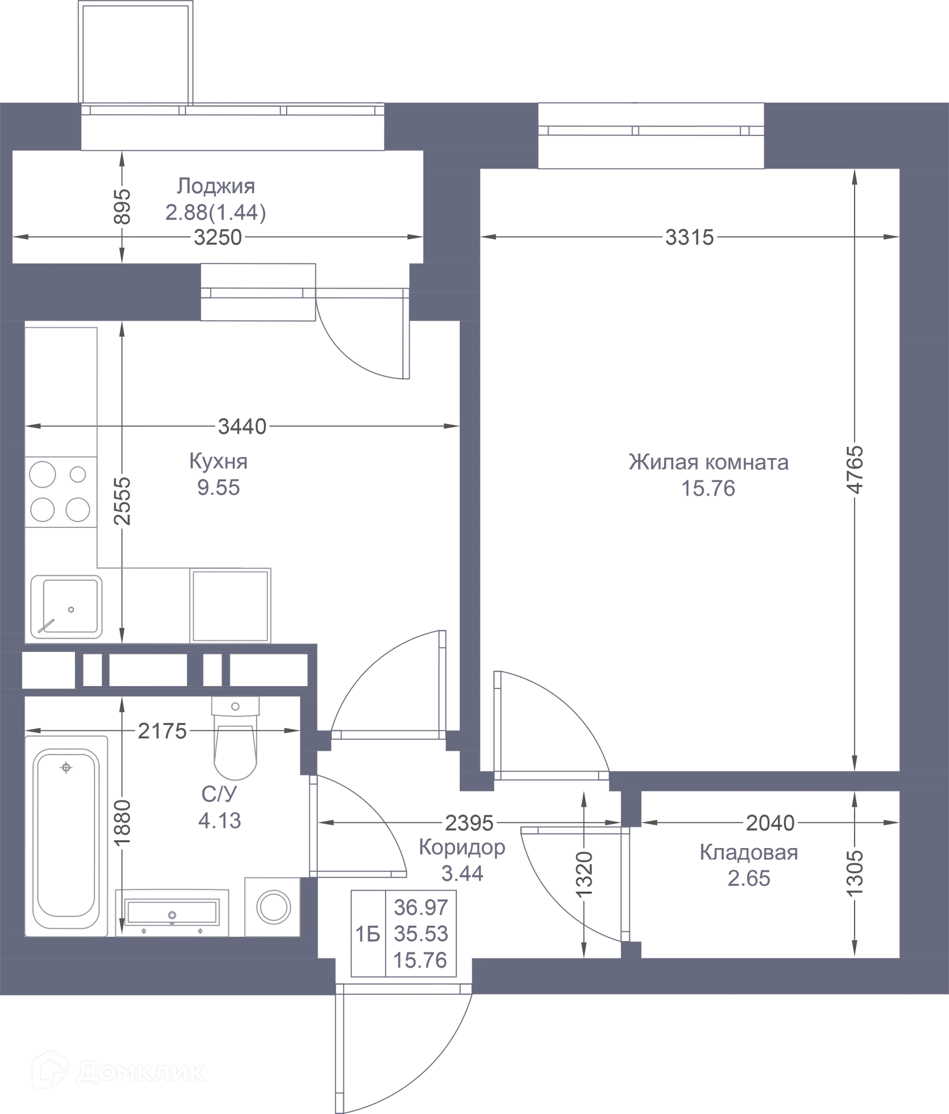 Фото квартиры в ЖК Мой Ритм