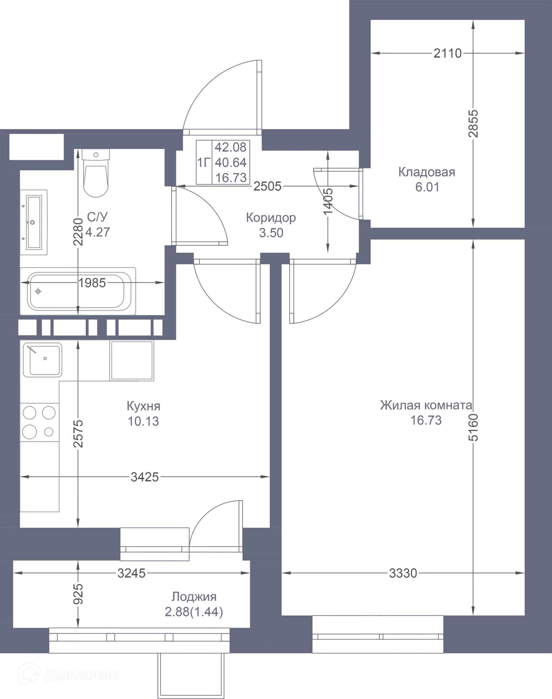 Фото квартиры в ЖК Мой Ритм