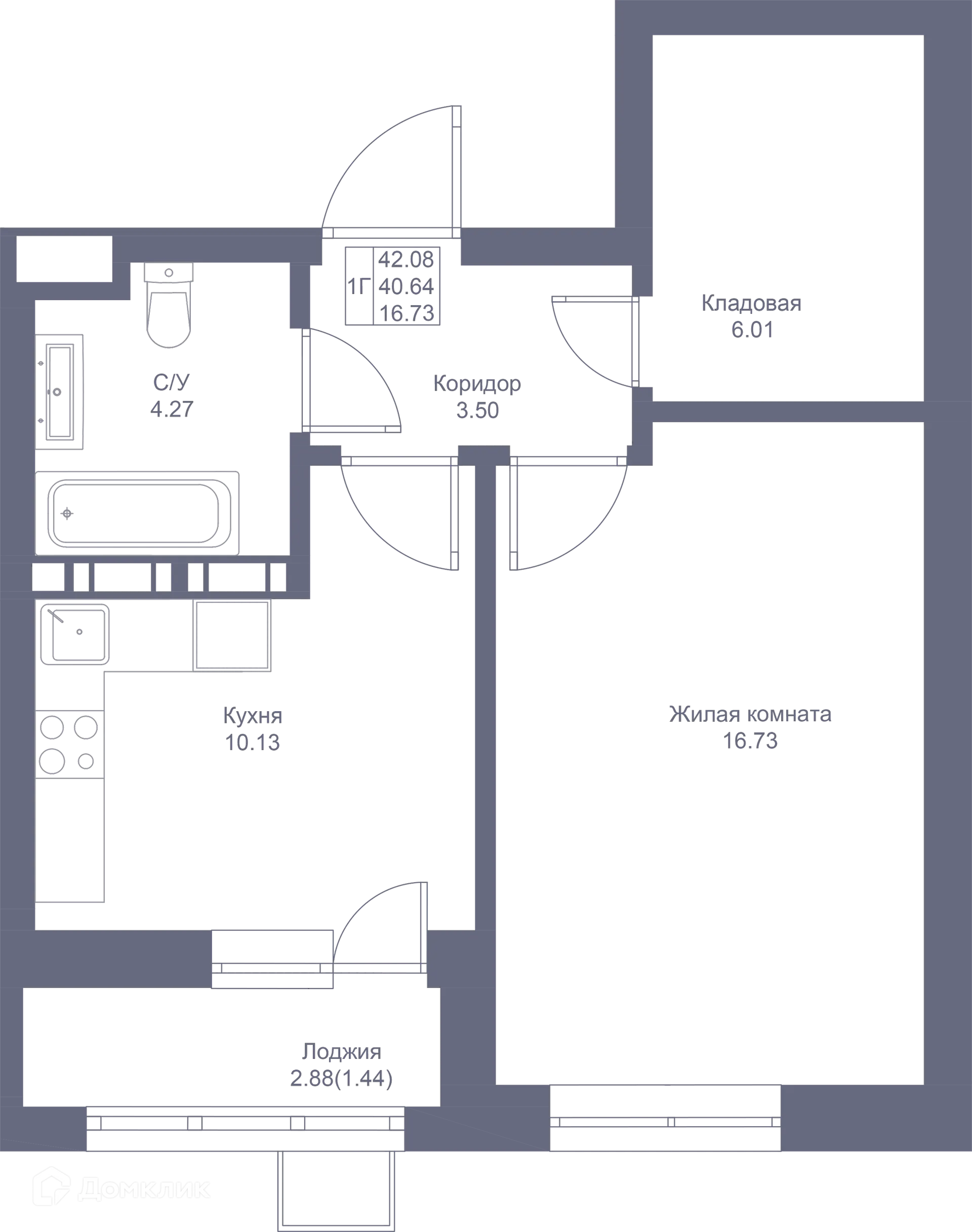 Фото квартиры в ЖК Мой Ритм