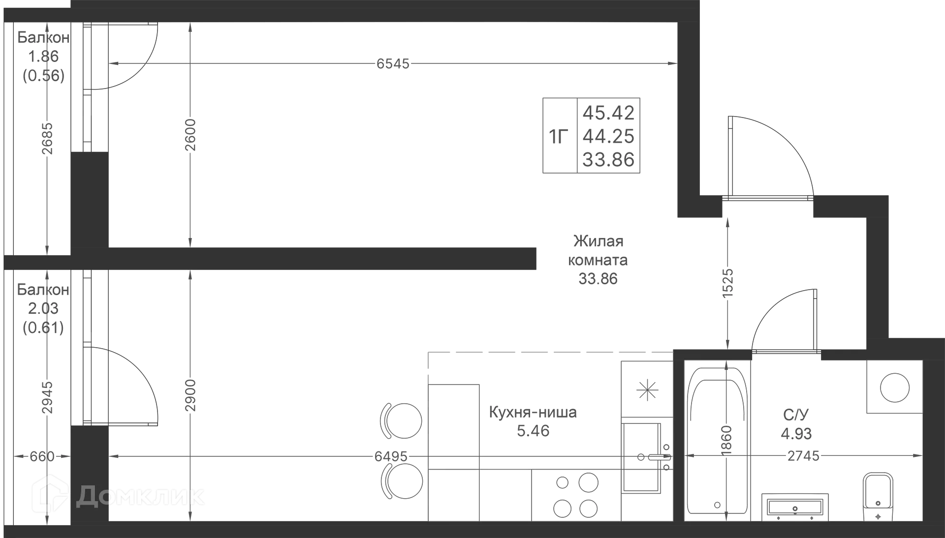 Фото квартиры в ЖК Мой Ритм