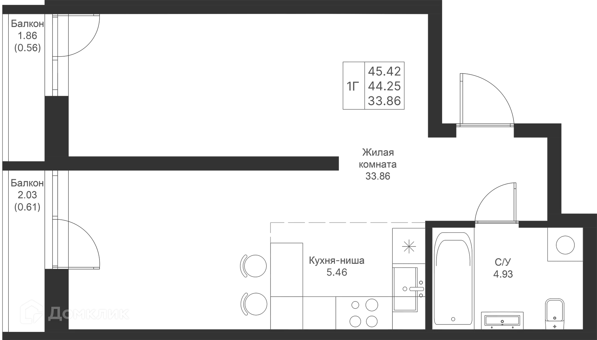 Фото квартиры в ЖК Мой Ритм