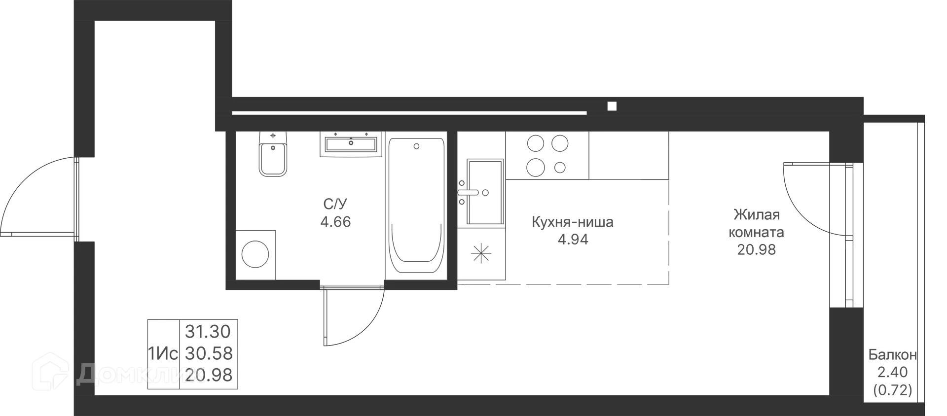 Фото квартиры в ЖК Мой Ритм