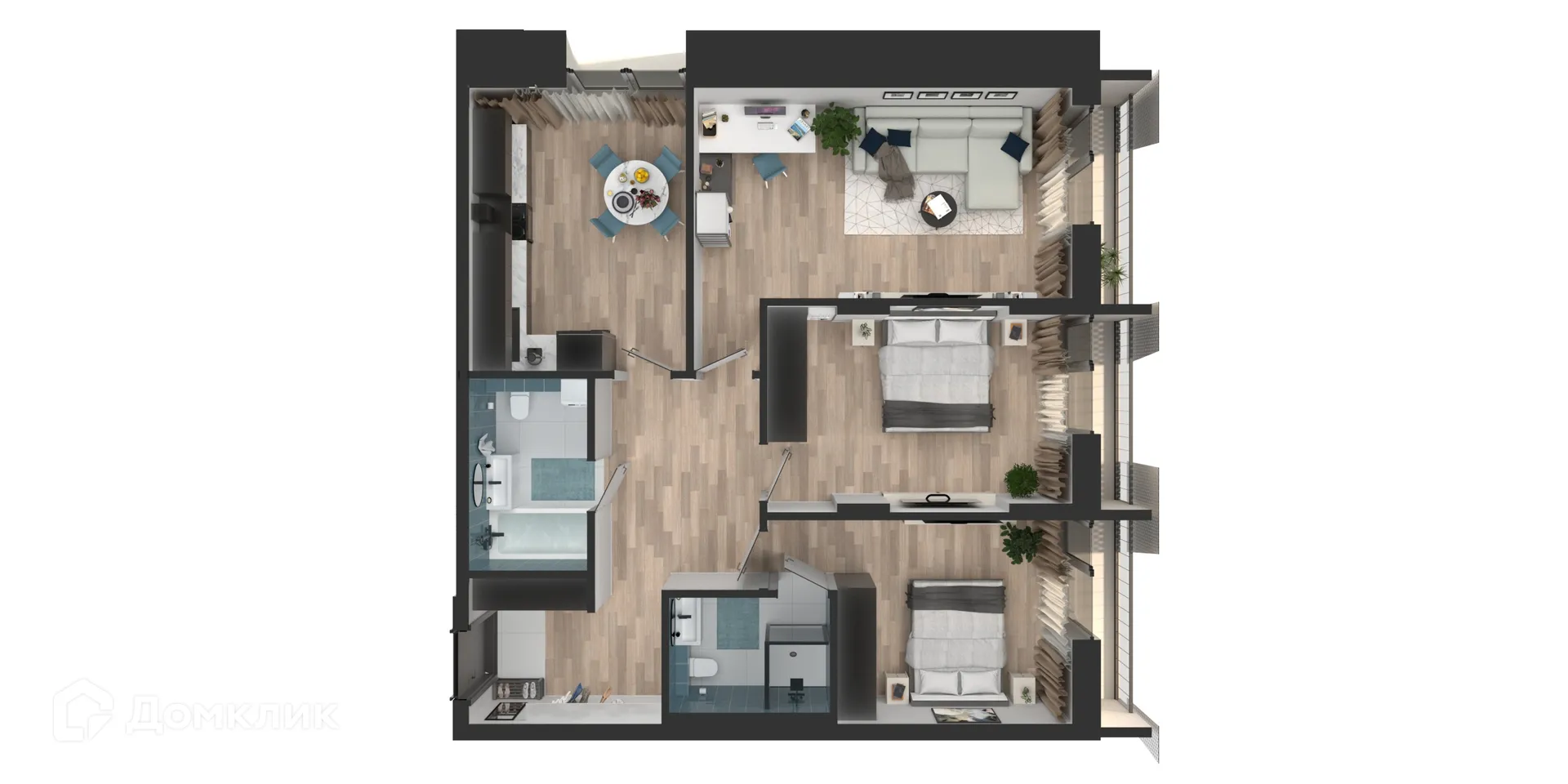 Фото квартиры в ЖК Мой Ритм